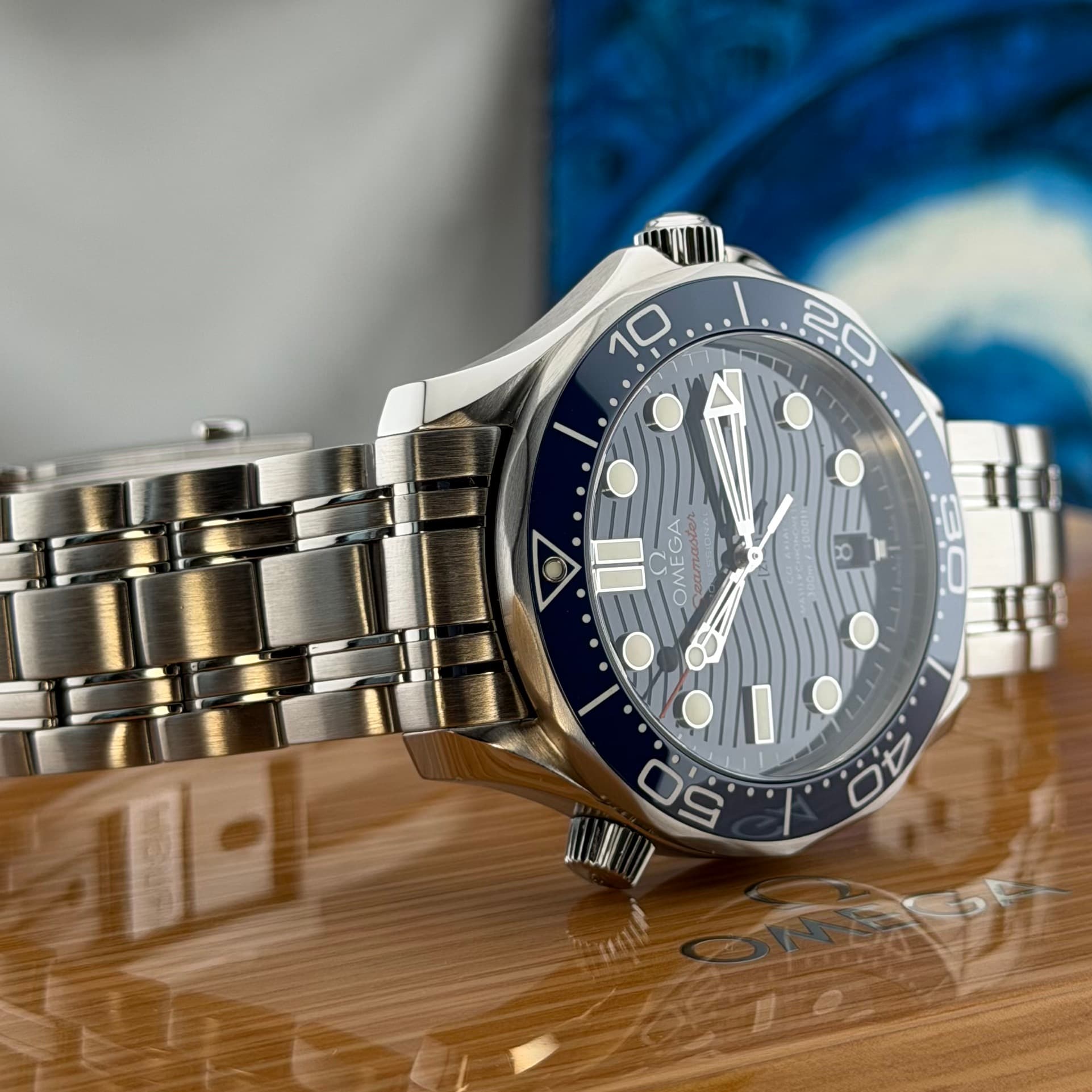Omega Seamaster 300M Blue Dial (Ref. 21030422003001) — photo 11