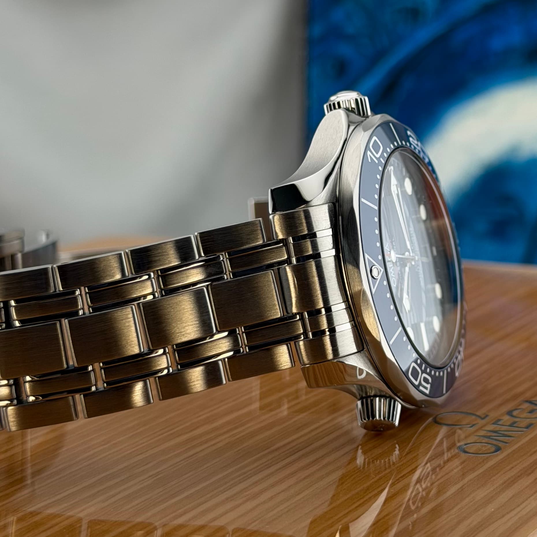 Omega Seamaster 300M Blue Dial (Ref. 21030422003001) — photo 10