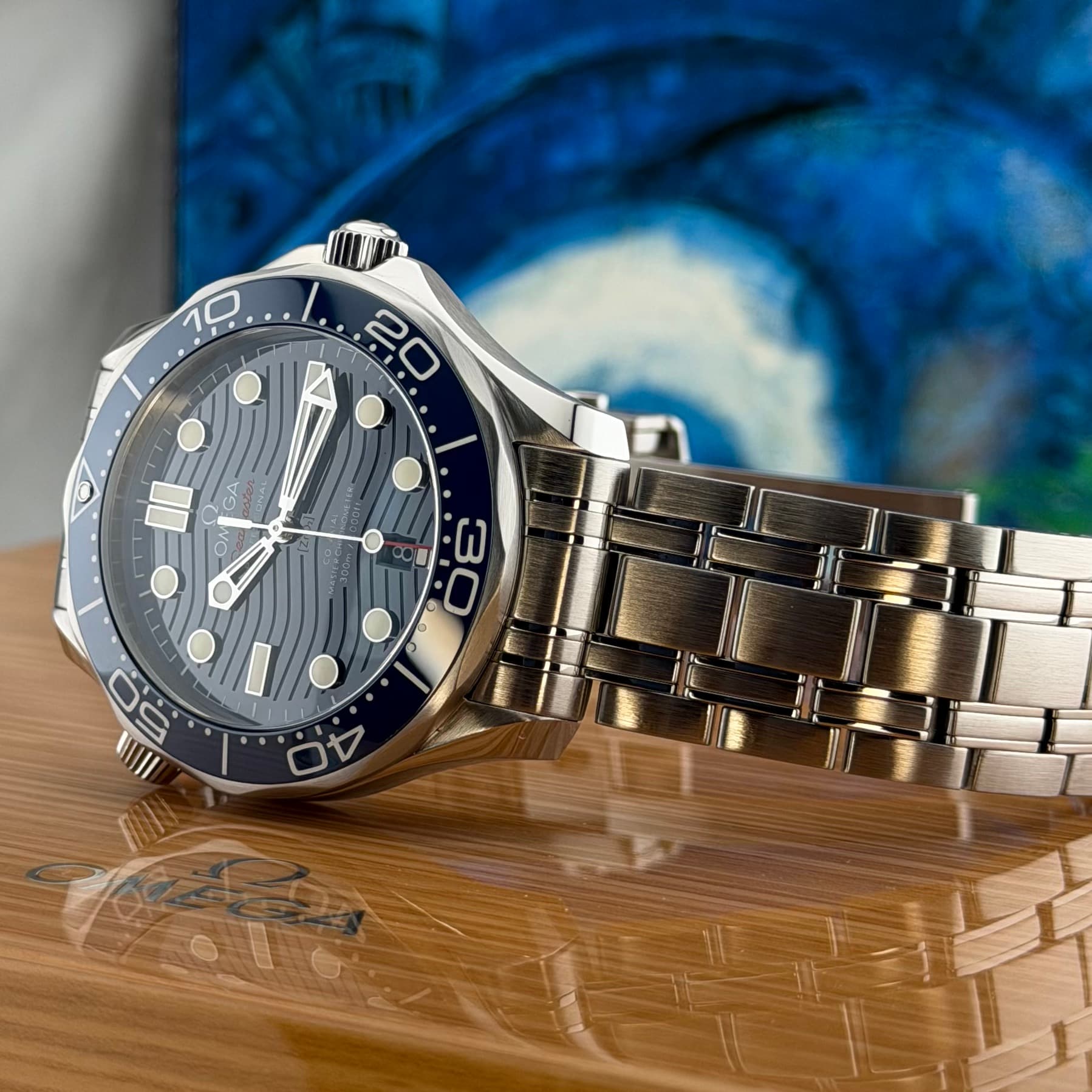Omega Seamaster 300M Blue Dial (Ref. 21030422003001) — photo 3