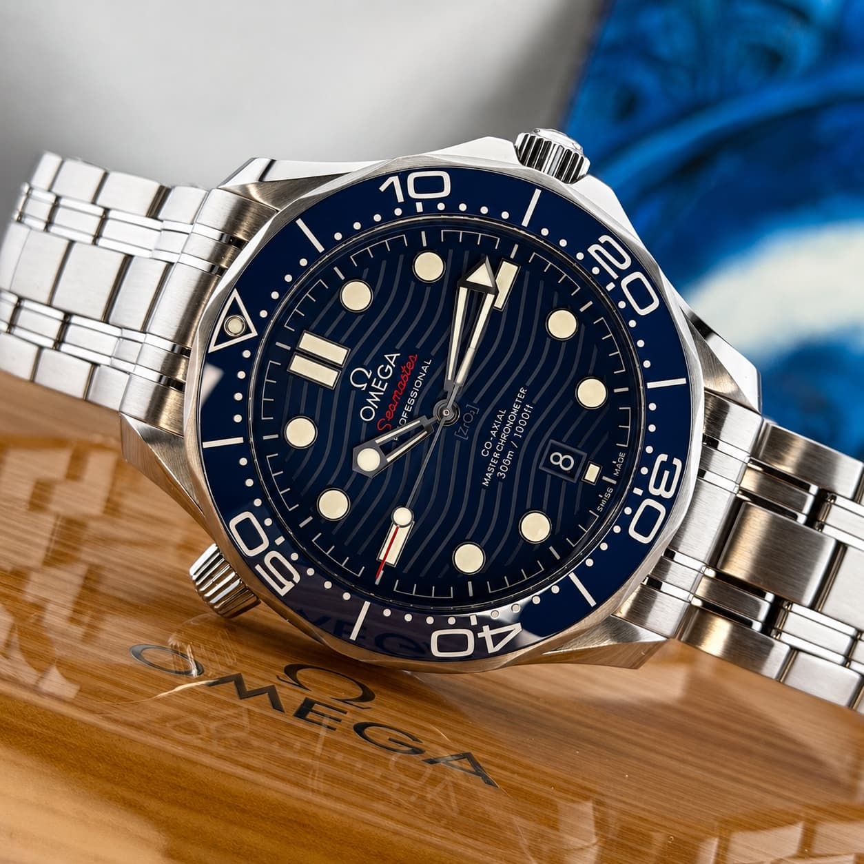 Omega Seamaster 300M Blue Dial (Ref. 21030422003001)