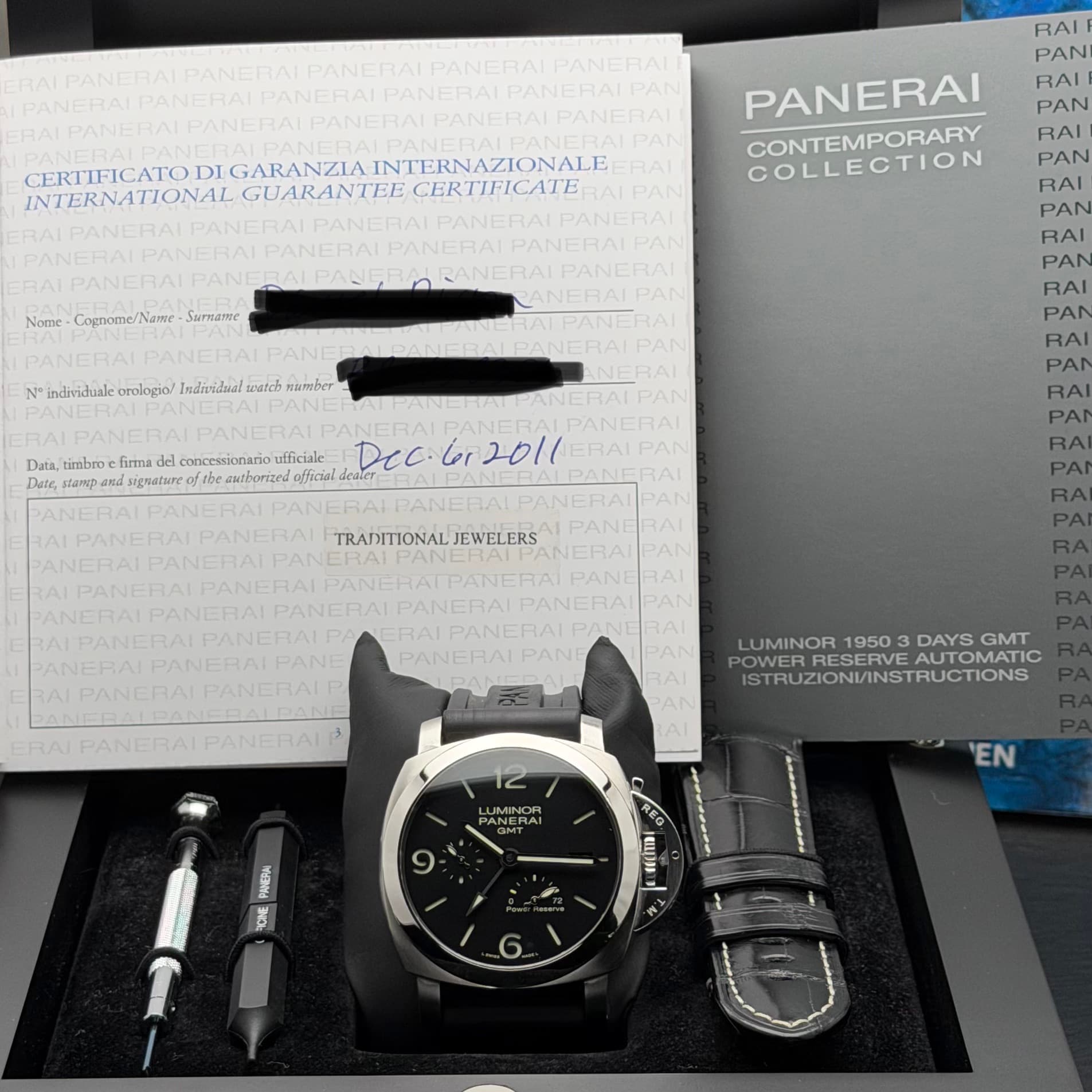 Panerai Luminor 44 1950 GMT (Ref. PAM00321) — photo 2